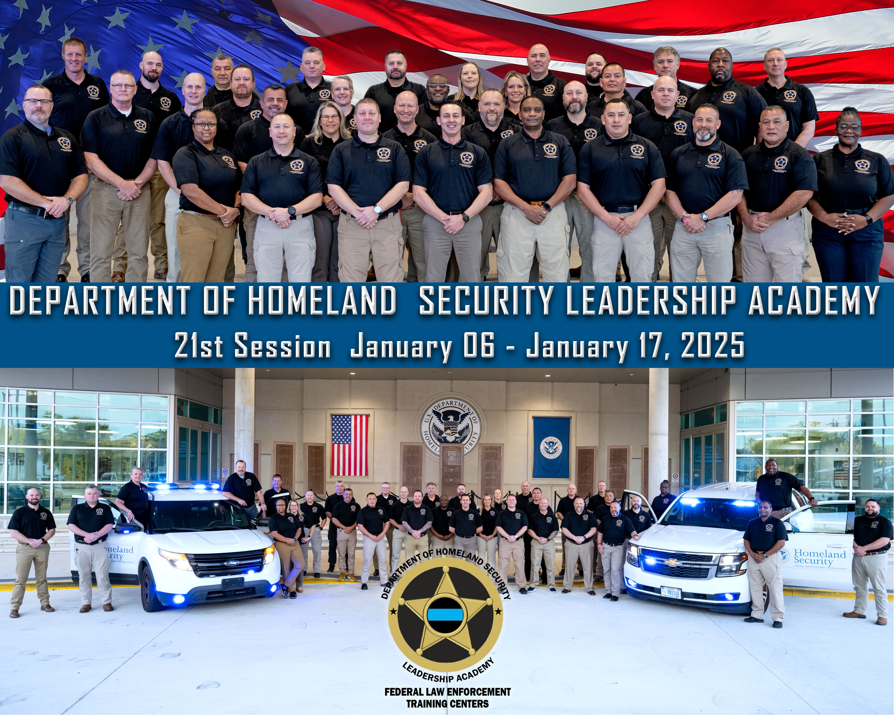 Department of Homeland Security Leadership Academy 21st Session at the FLETC-Glynco, January 10, 2025. (Photo/ David S. Tucker, FLETC Photographer)